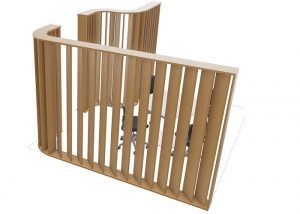 Curved Slat Wall Project F