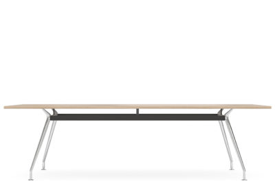 Apollo Boardroom Table Polished Steel