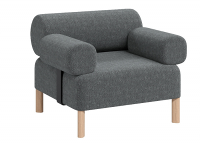 Pebbles Single Seater + 1 Backrest + 2 Armrests