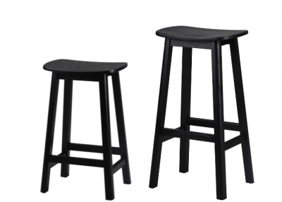 Lilipad Stool - Black Birch