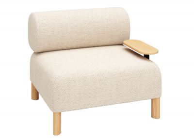 Pebbles Single Seater + Side Table