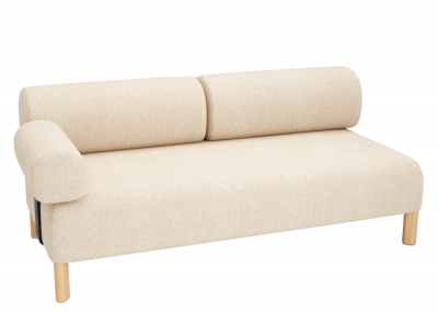 Pebbles 2 Seater + 2 Backrests + 1 Armrest
