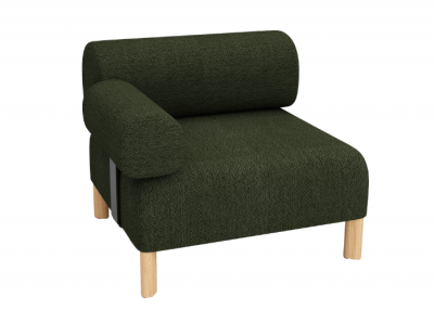 Pebbles Single Seater + 1 Backrest + 1 Armrest