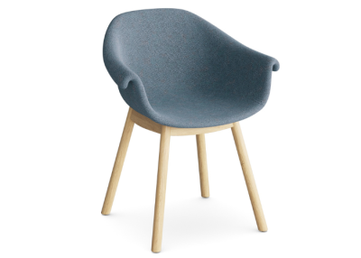 Enzo Fabric Tub Chair - Blue